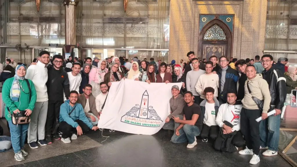 وفد طلابي من جامعة عين شمس يزور الأقصر وأسوان ضمن فعاليات «قطار الشباب»