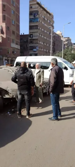 حملة حاسمة تعيد الإنسياب المروري لشارع الخمسين بشبرا الخيمة