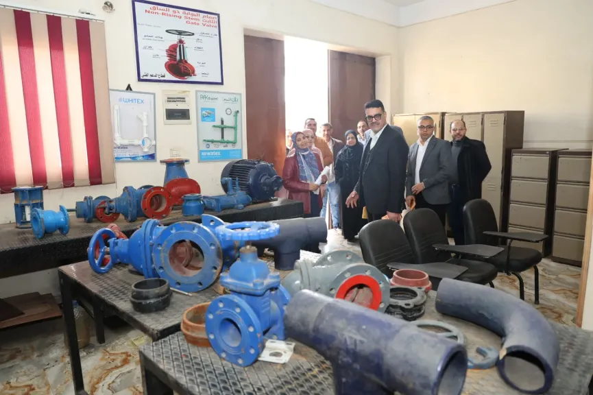 فودة من قلب مركز التدريب: تأهيل الكوادر وحصار الوصلات الخلسة أولوية بشركة مياه القليوبية