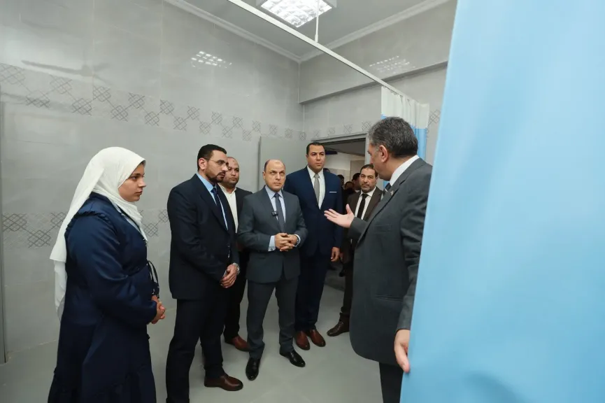 محافظ كفرالشيخ يفتتح أعمال تطوير القسم الداخلي بمستشفى فوه المركزي بطاقة 40 سريرًا لتقديم رعاية متكاملة للمرضى