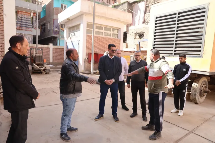 تفقد مفاجئ لمحطة رفع الصرف الصحي بميت حلفا.. رئيس الشركة يشدد على السلامة والصيانة