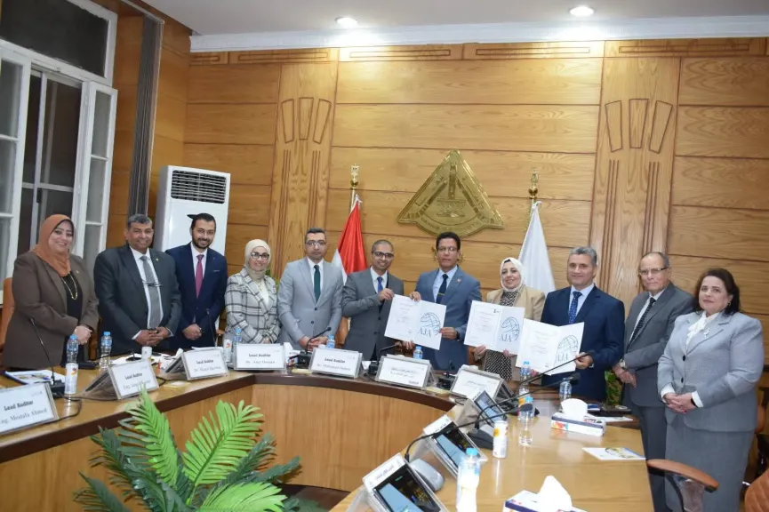 إنجاز جديد لجامعة بنها.. الحصول على شهادات النظام المتكامل للجودة