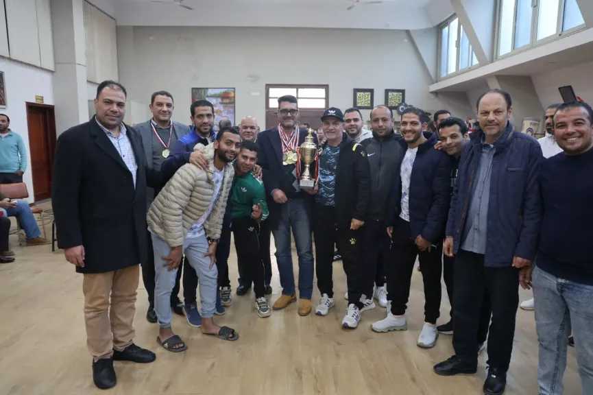 فريق مياه القليوبية يتوج بكأس دوري المصالح الحكومية بفوز ساحق 5/1