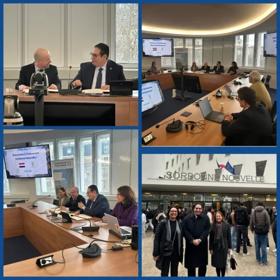 رئيس جامعة القاهرة يعقد لقاءات موسعة مع قيادات الجامعات الفرنسية لتعزيز الشراكات التعليمية والبحثية