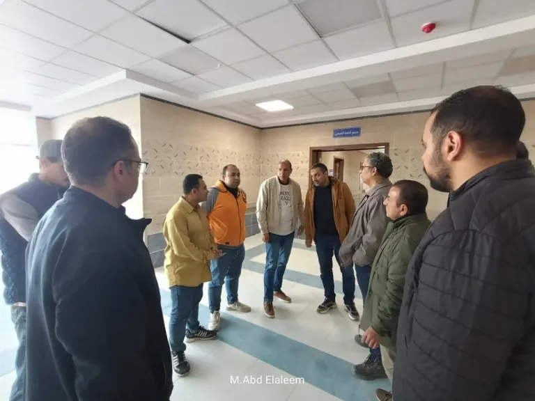 اللمسات النهائيه لمستشفى العبور.. جاهز لدخول الخدمة بطاقه 189 سريرا ً