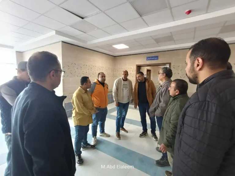 اللمسات النهائيه لمستشفى العبور.. جاهز لدخول الخدمة بطاقه 189 سريرا ً