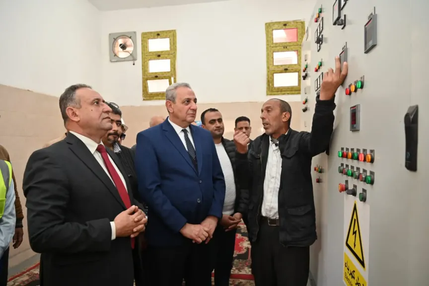 محافظ الغربية يفتتح محطتي رفع الصرف الصحي بكفر عصام والشيتي بطنطا