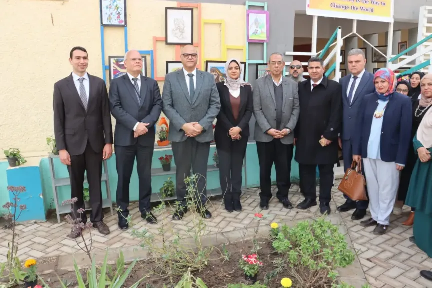 من القناطر الخيرية تنطلق التجربة.. محافظ القليوبية وسفير السويد يتفقدان ”الفصول الخضراء”