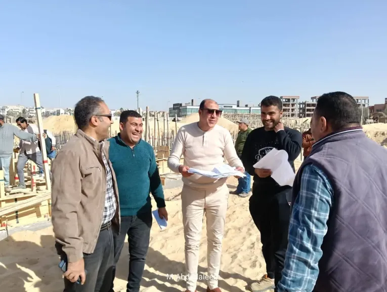 مدينة العبور تشهد طفرة سكنية جديدة.. متابعة تنفيذ كمبوند «ظلال» استعدادداً لطرحه في 2026