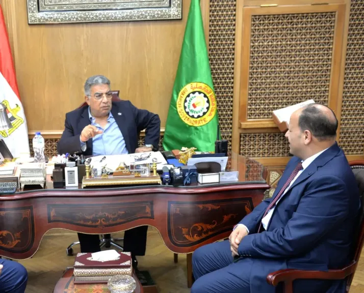 محافظ الدقهلية يستقبل وكيل وزارة الري الجديد