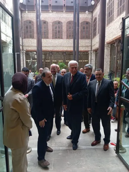 افتتاح المعرض السنوى للطوابع بحضور الدكتور أحمد نظيف وشخصيات عامة