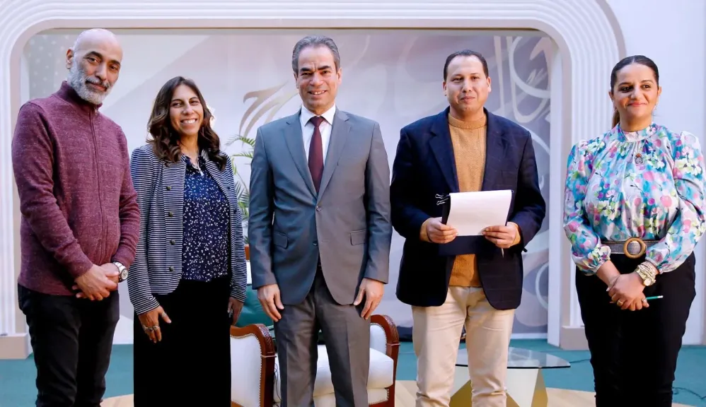 وثائقيات ماسبيرو.. “المسلماني” يزور فريق عمل “آينشتاين في بورسعيد”