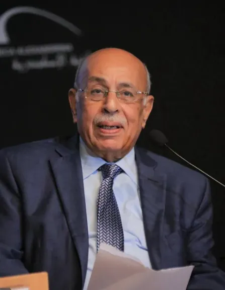 مكتبة الإسكندرية تنعي الدكتور مفيد شهاب  وزير التعليم العالي الأسبق