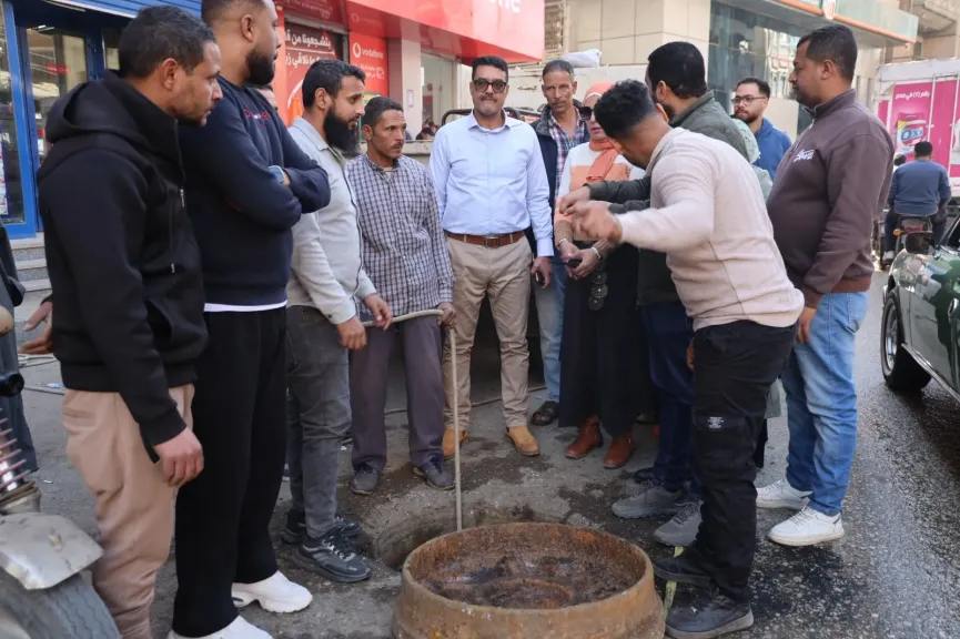 استعداد دائم وخدمة مستمرة.. مياة القليوبية ترفع كفاءة شبكات الصرف