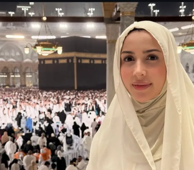 جنات تشارك جمهورها صورة جديدة من الأراضي المقدسة..اللهم تقبل مني