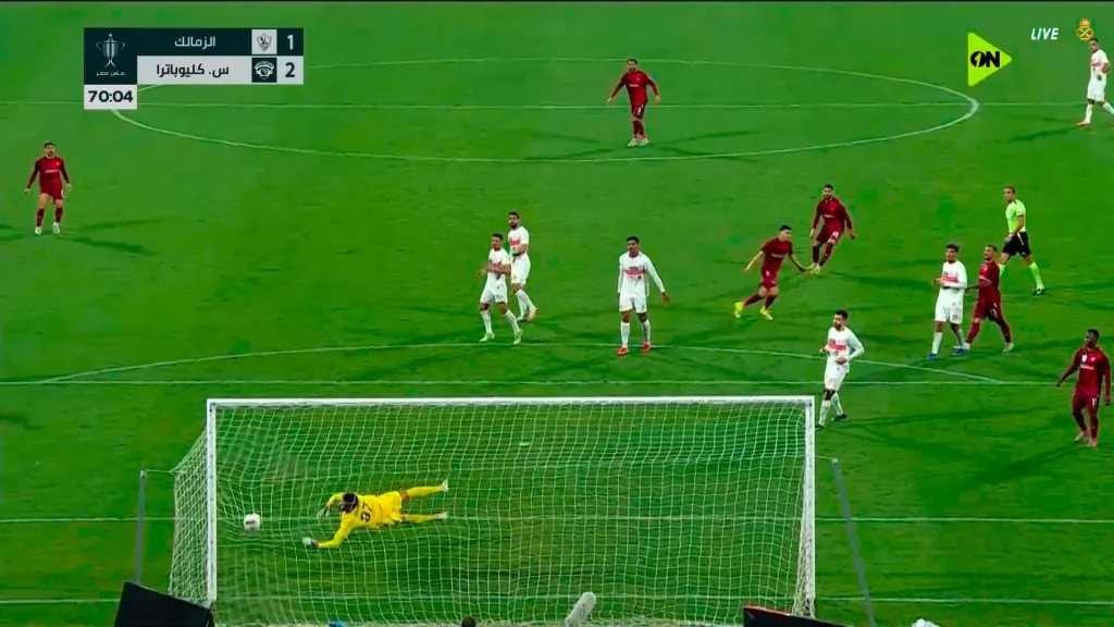 سيراميكا كليوباترا يطيح بالزمالك من كأس مصر