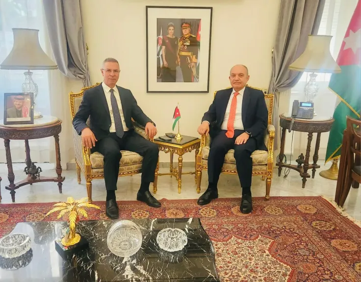 السفير قائد إبراهيم ومندوب الأردن بالجامعة العربية يبحثان الأوضاع الإنسانية الكارثية في قطاع غزة والتحركات لمواجهة سياسات الاحتلال