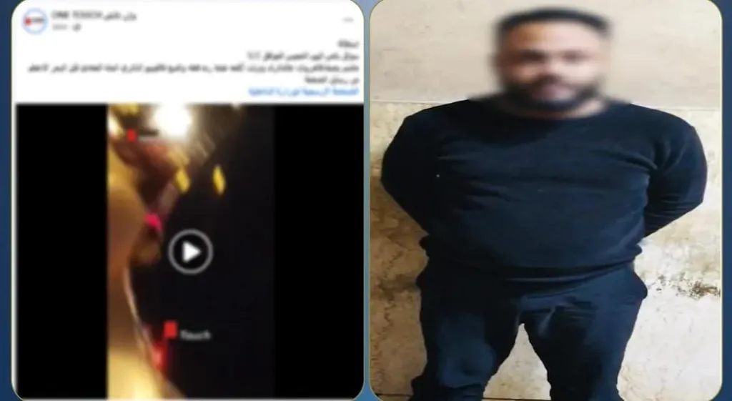 بلطجة علي الطريق الدائري.. سقوط سائق مينى باص حطم سيارة واعتدى علي قائدها بالقليوبية