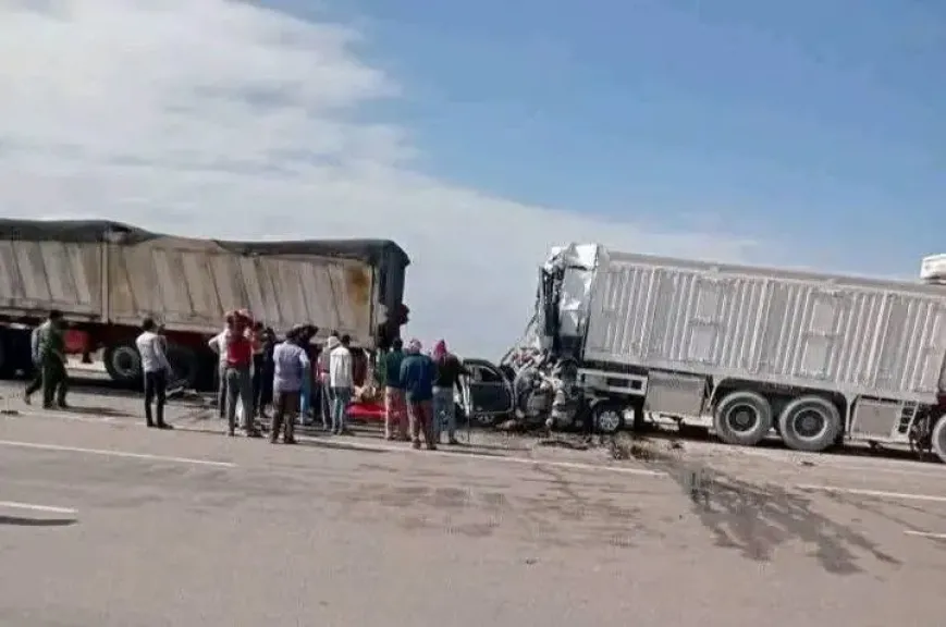 18وفاة و6مصابين من أبناء الدقهلية ضحايا حادث تصادم علي طريق بورسعيد