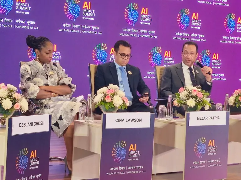 وزير الإتصالات ”رأفت هندي  ” يشارك في جلسة وزارية رفيعة المستوى ضمن فعاليات AI Impact Summit 2026 بالهند