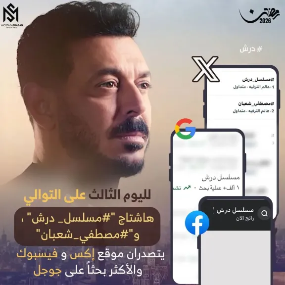 مصطفى شعبان حديث السوشيال ميديا بمسلسل درش