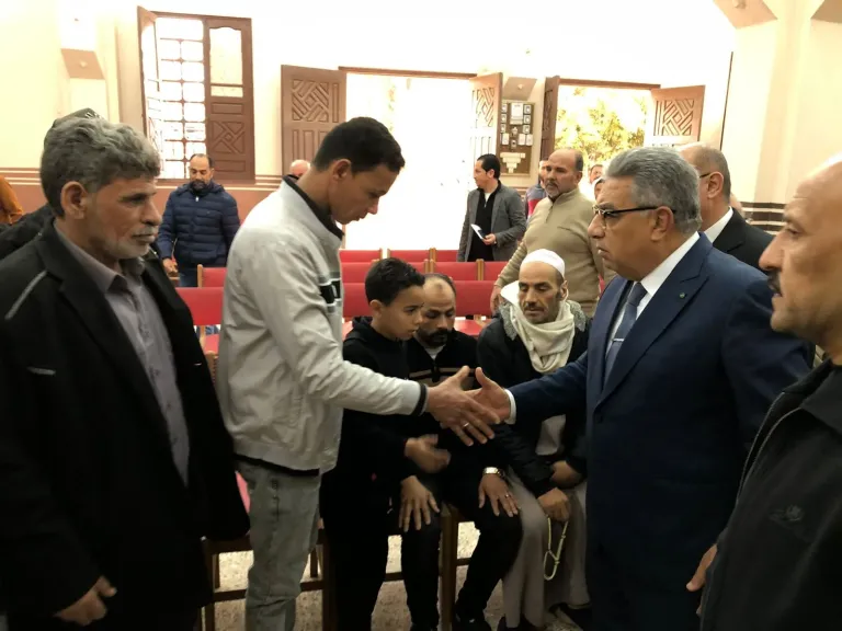 محافظ الدقهلية يعزي أسر ضحايا حادث تصادم محور 30 يونيو بالمطرية