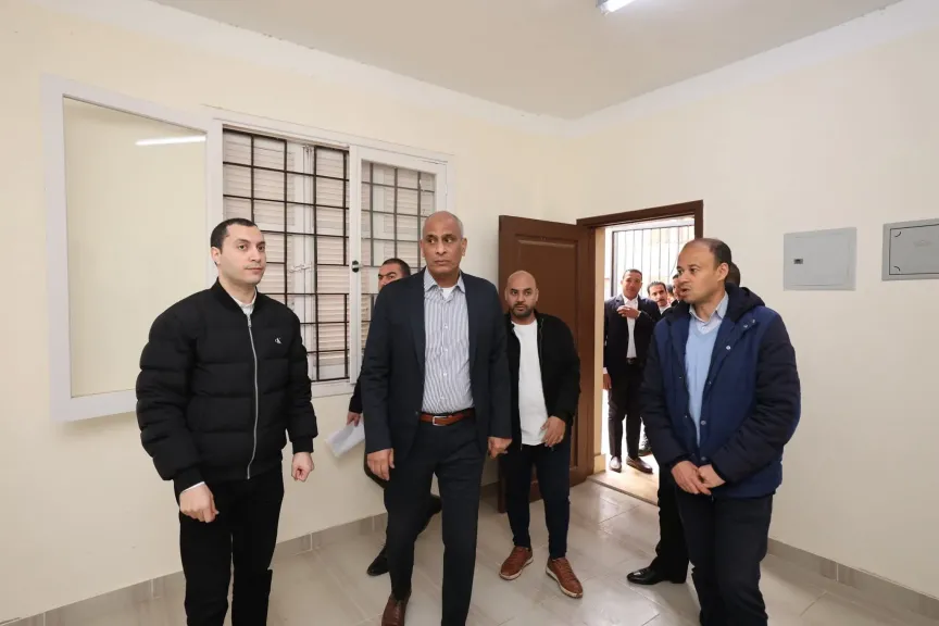 محافظ كفرالشيخ يتفقد مشروع 9 عمارات سكن كريم بالجزيرة الخضراء بمطوبس ضمن مشروعات «حياة كريمة»