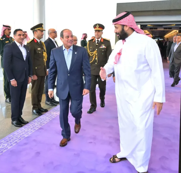 التفاصيل الكاملة للقاء الرئيس السيسي بولي العهد السعودي