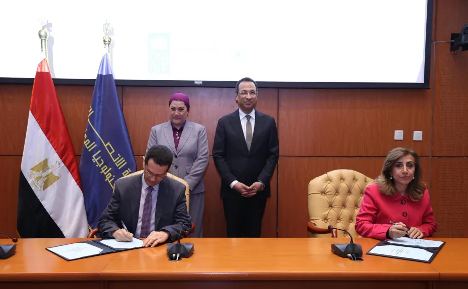 المهندس رأفت هندي وزير الاتصالات يشهد إطلاق المنصة الإلكترونية ”واعي. نت” لتعزيز الوعي الرقمي والحماية على الإنترنت