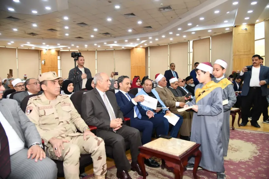 محافظ الفيوم يشهد الاحتفال باليوم السنوي لتأسيس الجامع الأزهر