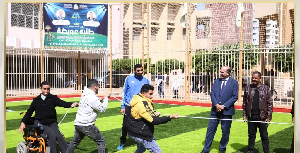 نائب رئيس الجامعة يتابع فعاليات «رمضانيات 2026» ويشيد بتميز ذوي الهمم وروح التفاعل الطلابي