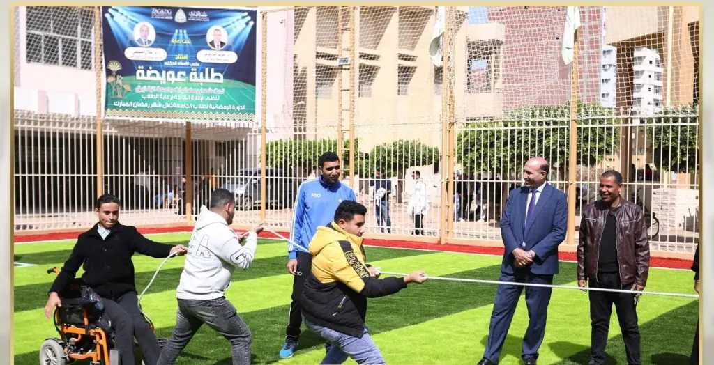 نائب رئيس الجامعة يتابع فعاليات «رمضانيات 2026» ويشيد بتميز ذوي الهمم وروح التفاعل الطلابي