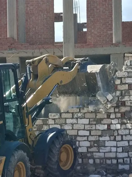 إزالة 32 حالة تعدٍ على الأراضي الزراعية بقرية تقاليفة في حملة مكبرة بمركز سنورس بالفيوم