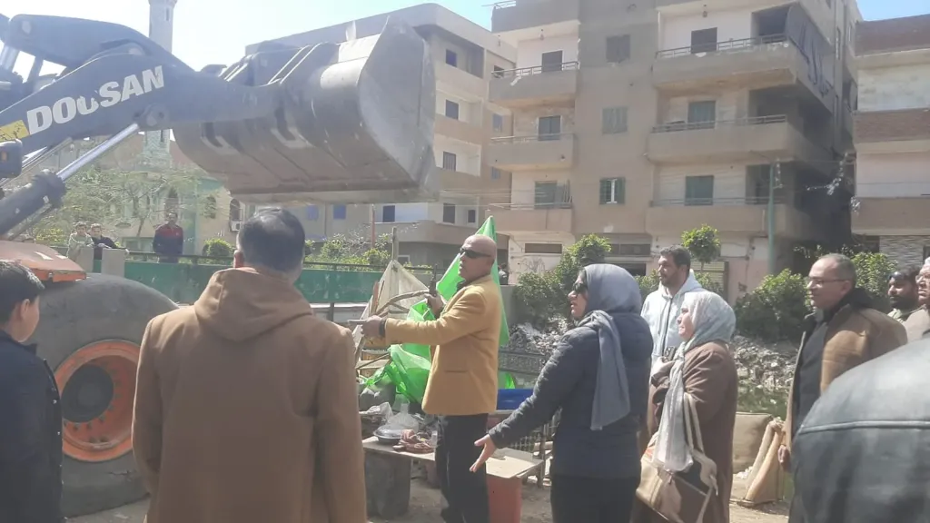 حملة شاملة بقليوب ترفع الإشغالات وتواجه التعديات على الأرصفة