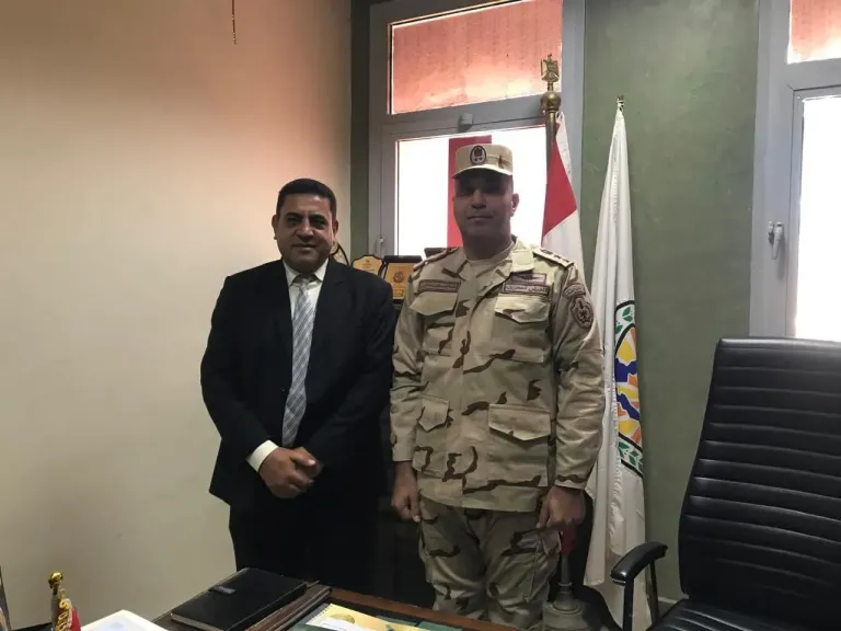 مدير القوى العاملة بجنوب سيناء ولقاء المستشار العسكري بالمحافظة