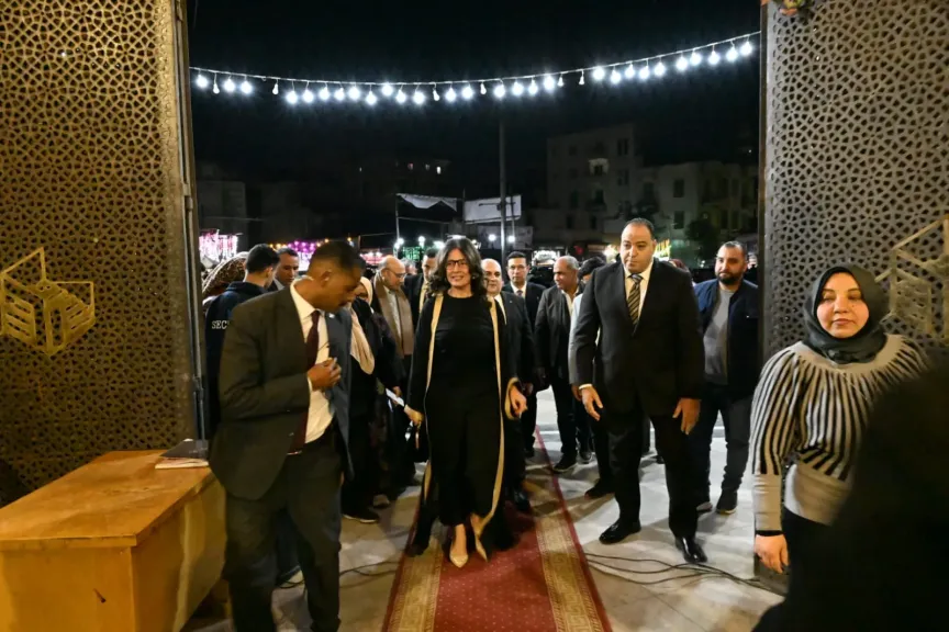 «من روض الفرج تنطلق أنوار الشهر الكريم».. وزيرة الثقافة تفتتح «ليالي رمضان» وترسّخ مفهوم العدالة الثقافية