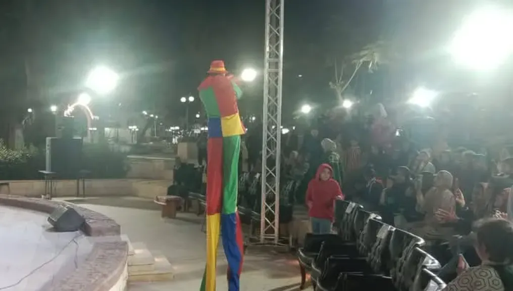 البيت الفني للفنون الشعبية والإستعراضية  يتألق بعروضه بالحديقة الثقافية بالسيدة زينب