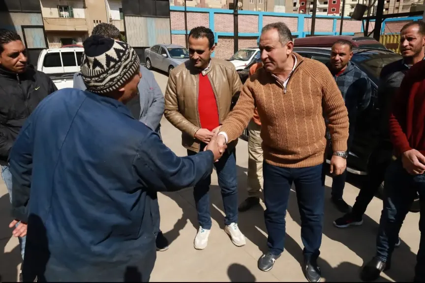 جولة تفقدية لرئيس مياه الغربية لمتابعة مشروعات حيوية بفرع طنطا