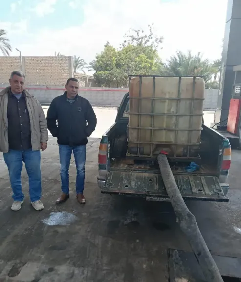 تموين الإسكندرية تحبط محاولة تهريب 1000 لتر سولار وبيعه بالسوق السوداء