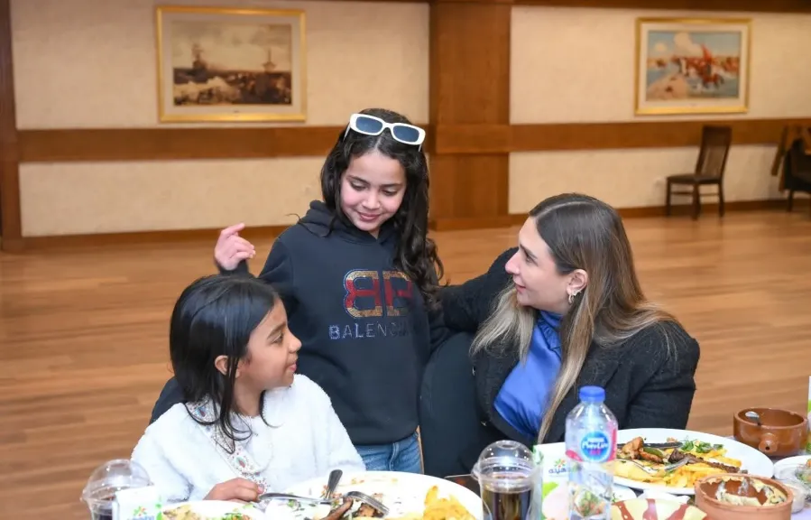 النائب العام يستقبل عددًا من أطفال مستشفى ٥٧٣٥٧ على مأدبة إفطار شهر رمضان المبارك