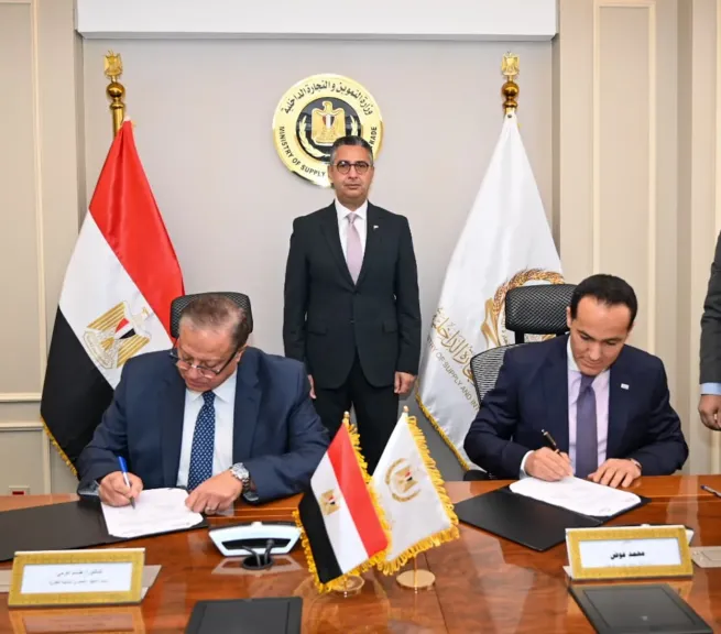 وزير التموين يشهد توقيع بروتوكول تعاون لربط قواعد بيانات السجل التجاري والملكية الفكرية دعمًا للتحول الرقمي