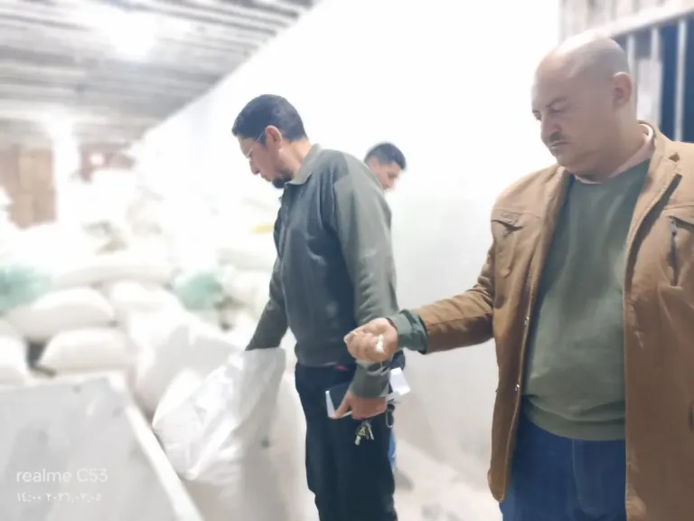 ضبط 7.6 طن مكرونة فاسدة بمصنع غير مرخص قبل طرحها بالأسواق فى البحيرة