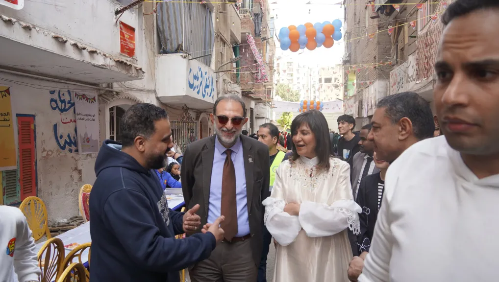 سلامة الغذاء تتابع تأمين أكبر مائدة إفطار بالمطرية