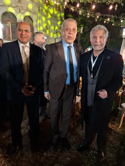 بحضور الوزير عمرو موسى.. «شرشر» يشارك المهندس أكمل قرطام فوزه برئاسة حزب المحافظين