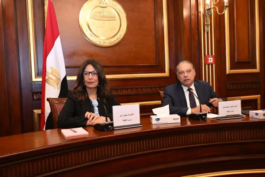 وزيرة الثقافة أمام “خارجية الشيوخ”: القوة الناعمة سلاح مصر الحضاري وتطوير قصور الثقافة أولوية