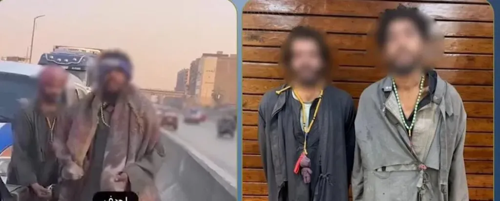 حجارة وترهيب للسائقين.. الأمن يضبط بطلي فيديو الطريق الزراعي بشبرا الخيمة