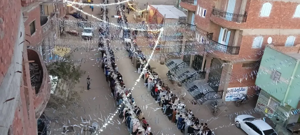 إفطار جماعي لأكثر من 8 آلاف صائم بقرية أبو ريا بكفر الشيخ للعام الرابع على التوالي