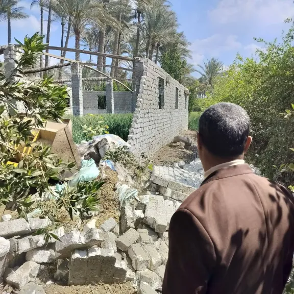 ضمن الموجة (28).. إزالة 56 حالة تعدٍ على الأراضي الزراعية وأملاك الدولة فى البحيرة