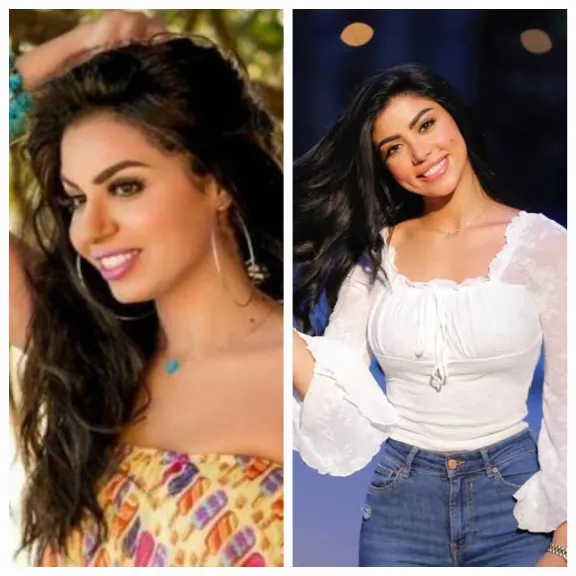 كارولين عزمى ونسرين أمين 