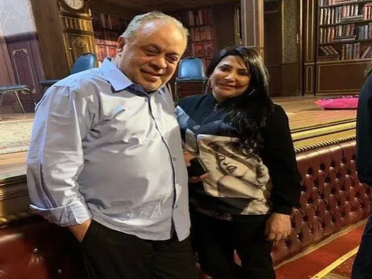 بدرية طلبة وأشرف زكي 